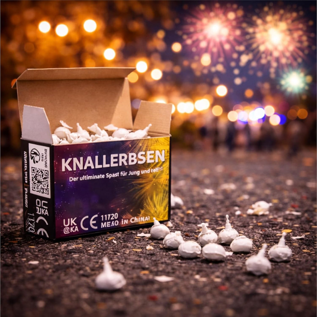 TK Gruppe Timo Klingler 1000x Knallerbsen Happysparks® - Fun Snaps Silvester wie Knallteufel Knaller