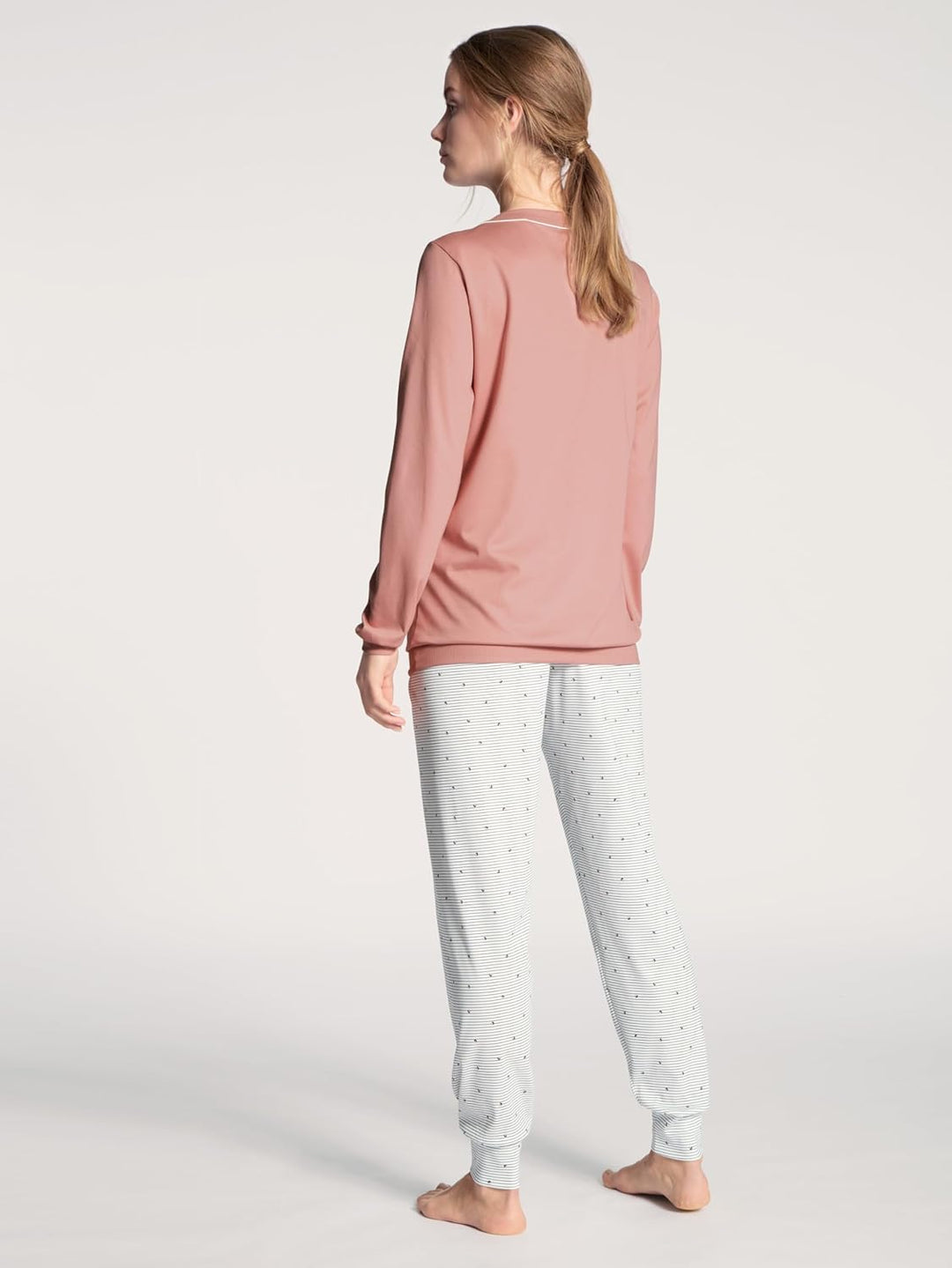 CALIDA Sweet Dreams Bündchen-Pyjama Damen 32-34 Rose Bud, 32-34 Rose Bud