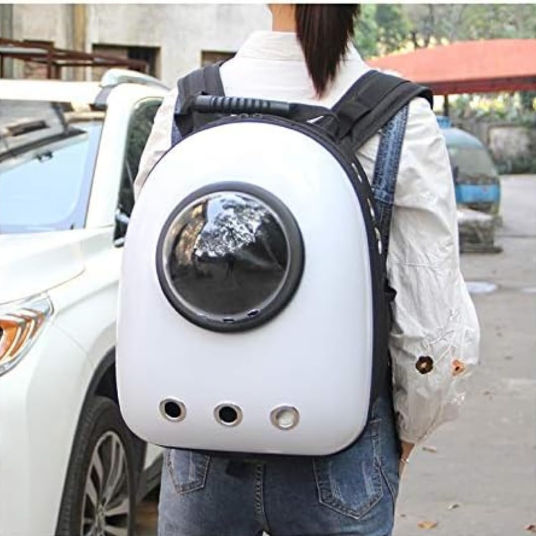 PARENCE - Transportrucksack für kleine Hunde und Katzen - Moderne Tasche mit transparentem Fenster,