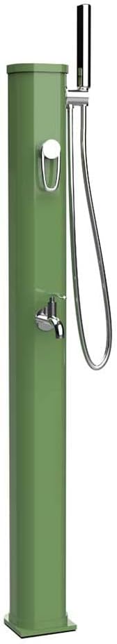 Formidra Recovera, Solardusche Jolly Go2 RAL6011 Green Asseda, Garten, Wasserausrüstung und Gartenge