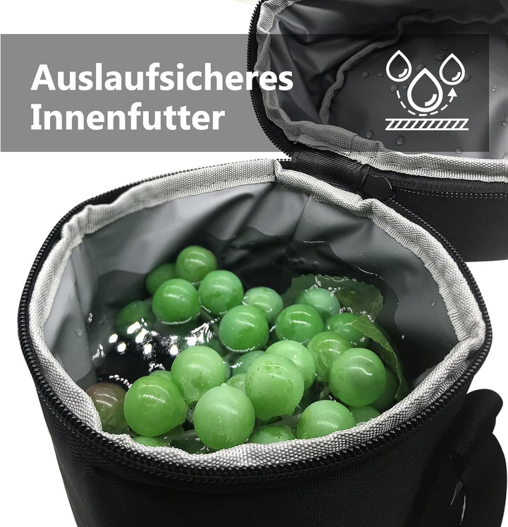 Aosbos Grosse Kühltasche für 1,5L Weinflasche Champagner Flaschenhalter mit verstellbarem Schultergu