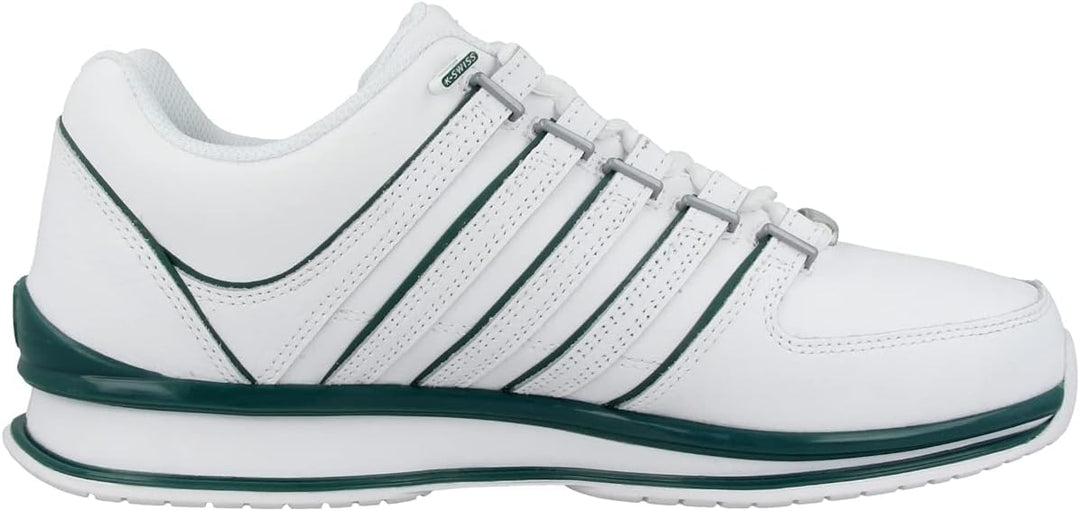K-Swiss Herren Rinzler Sneaker 43 EU White Posy Green, 43 EU White Posy Green