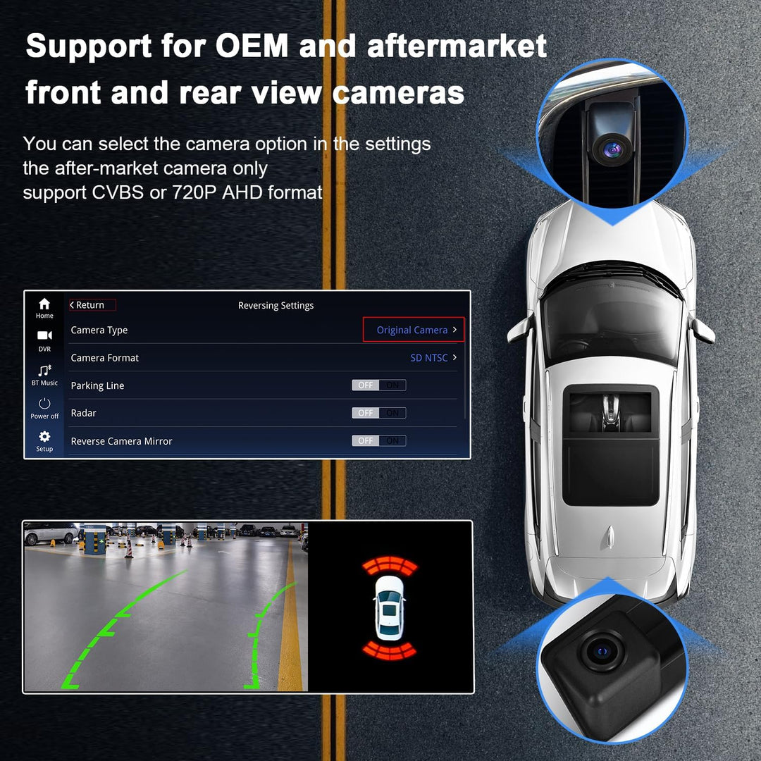 PEMP 8.8“ Linux Bildschirm für BMW E60 E90 CCC Verkabelte und drahtlose CarPlay Nachrüstung Android
