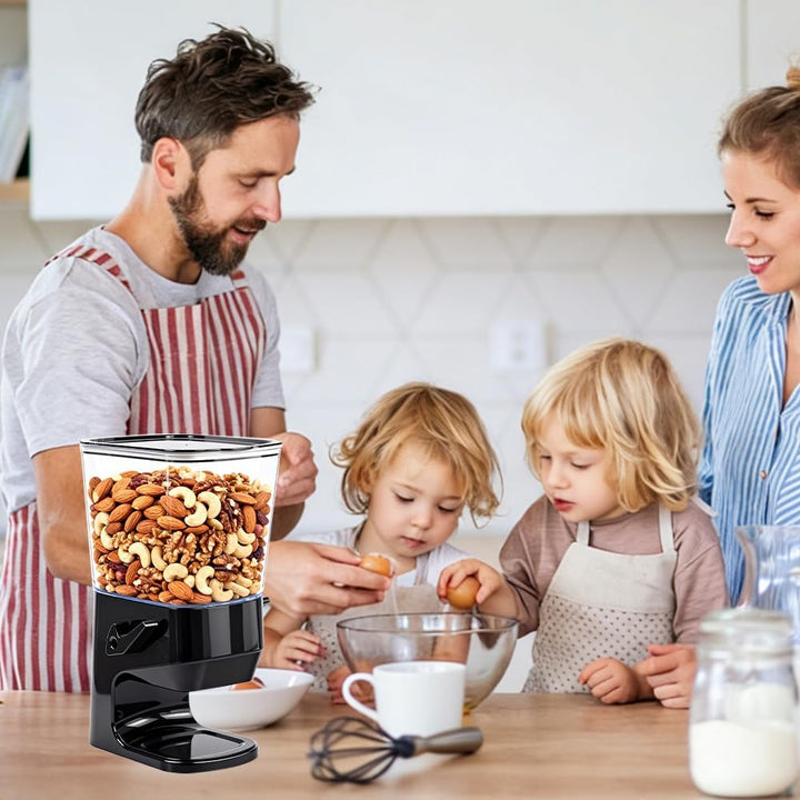 Müslispender, 3,2L Cereal Dispenser Cornflakes Spender, Trockene Lebensmittelspender Müslibehälter F