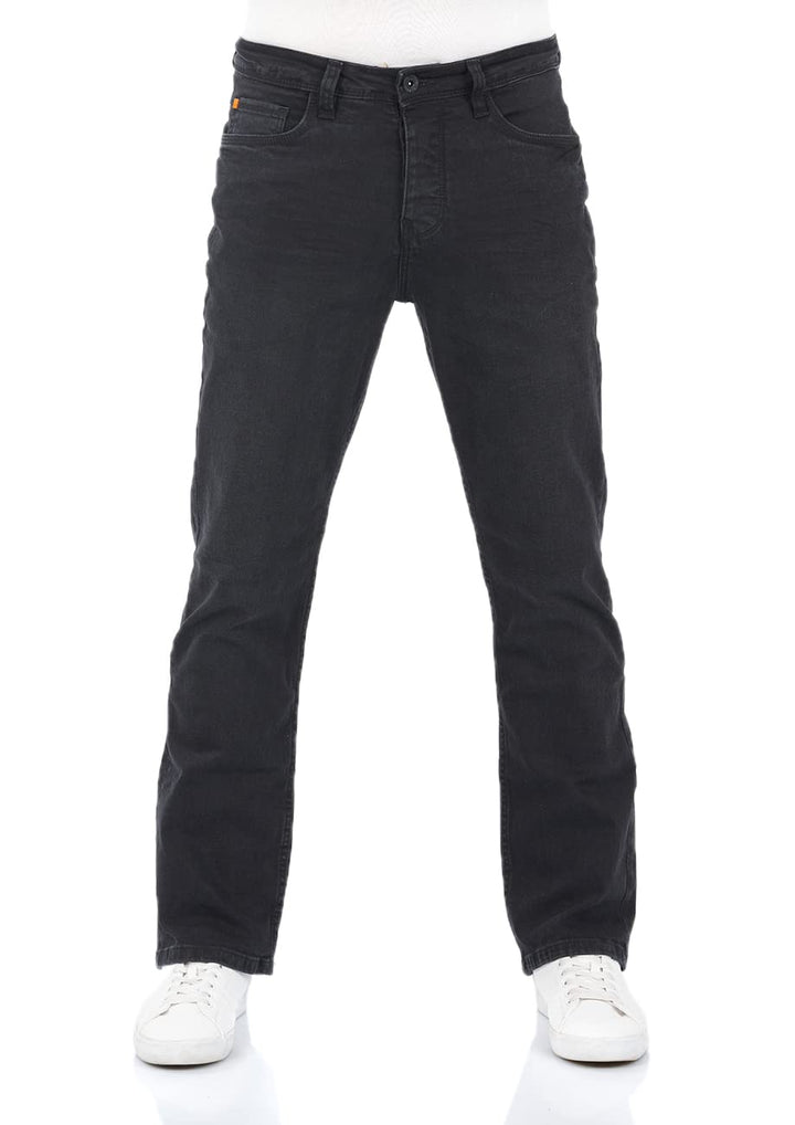riverso Jeans Herren Stretch Bootcut RIVFalko Jeanshose Hose Denim Schwarz Blau Grau 29 30 31 32 33