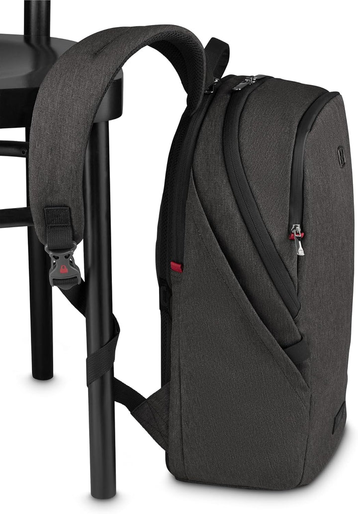 WENGER MX Light Laptop Rucksack mit Tablet Tasche, Notebook bis 16 Zoll, Tablet bis 10 Zoll, 21 l, D