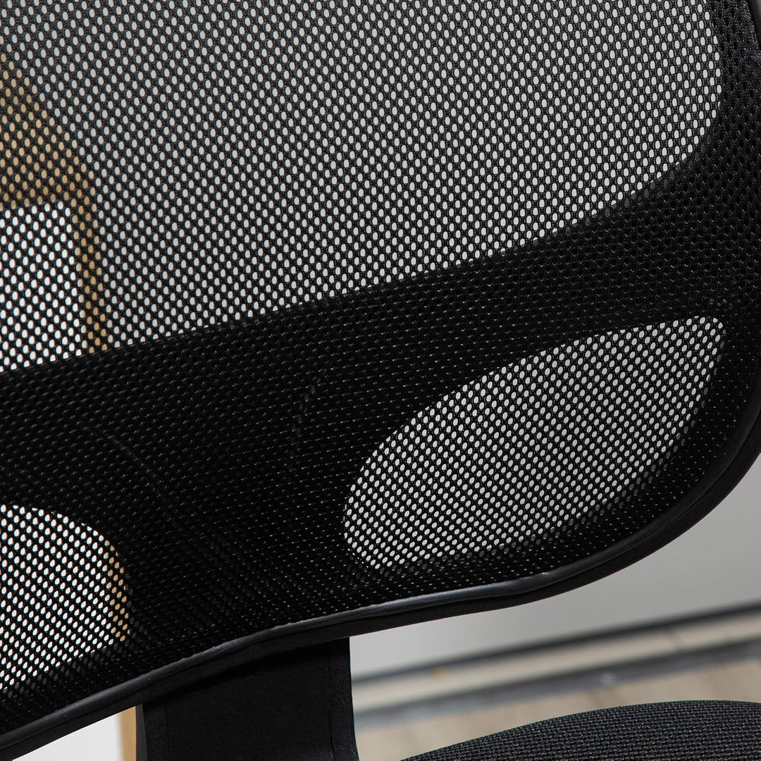Vinsetto Arbeitsstuhl Mesh Bürostuhl Ergonomischer Schreibtischstuhl Zeichenstuhl mit verstellbarem