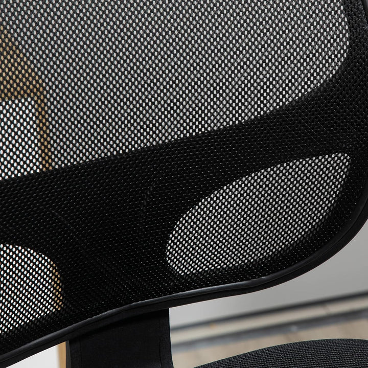 Vinsetto Arbeitsstuhl Mesh Bürostuhl Ergonomischer Schreibtischstuhl Zeichenstuhl mit verstellbarem