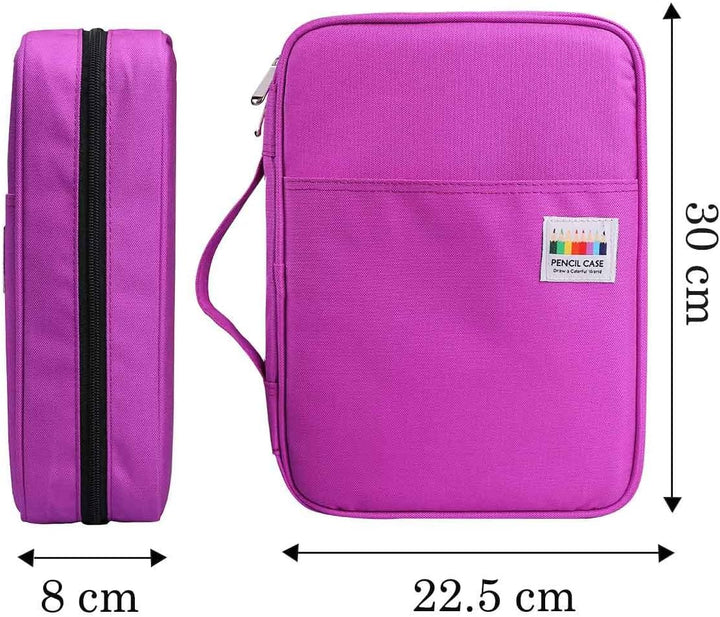 JAKAGO Grosse Federmäppchen XXL mit 220 Schlitze Stifte Aufbewahrung, Wasserdichtes Stiftetasche für