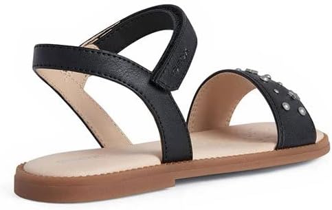 Geox Mädchen J Karly Girl Sandalen 28 EU Schwarz, 28 EU Schwarz