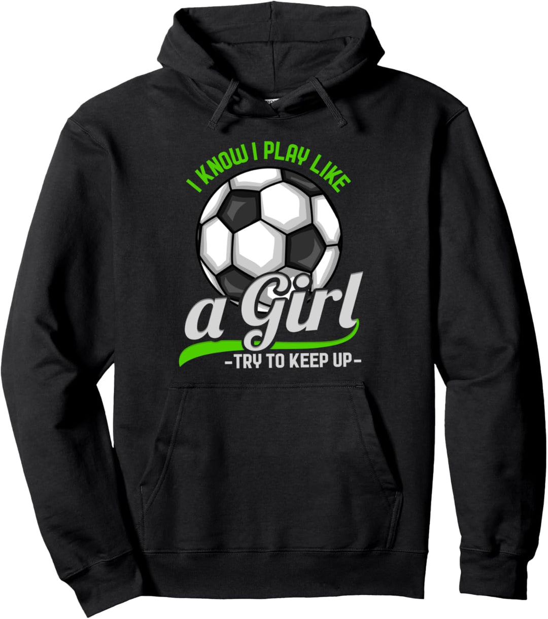 Fussball Fussballspieler Pullover Hoodie