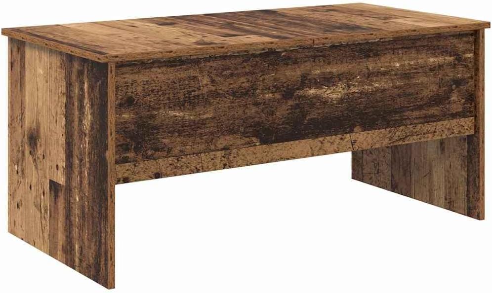 vidaXL Couchtisch Altholz 102 x 50,5 x 46,5 cm Holzwerkstoff, Eleganter Wohnzimmertisch, rechteckige