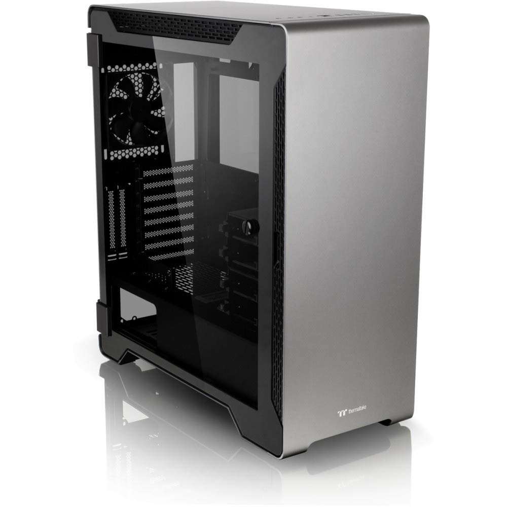 Thermaltake A500 TG (Tempered Glass) Space Gray PC-Gehäuse, schwarz