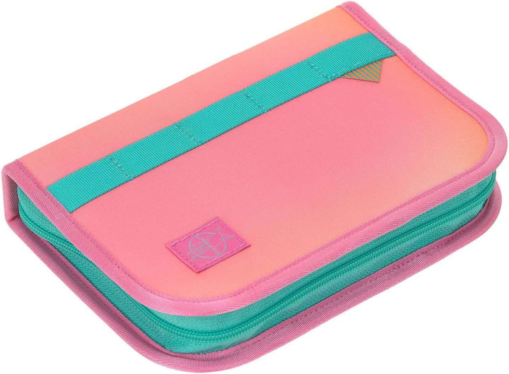 LÄSSIG Schulranzen Regenhülle Light Unique School Set 7-teilig Sunset Pink apricot