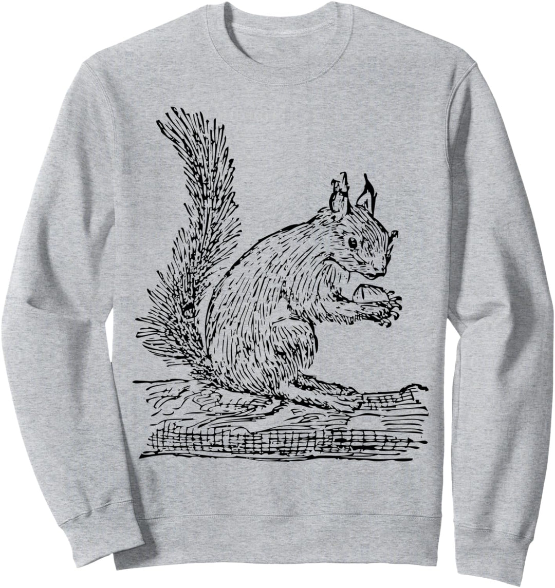 Eichhörnchen essen Sweatshirt