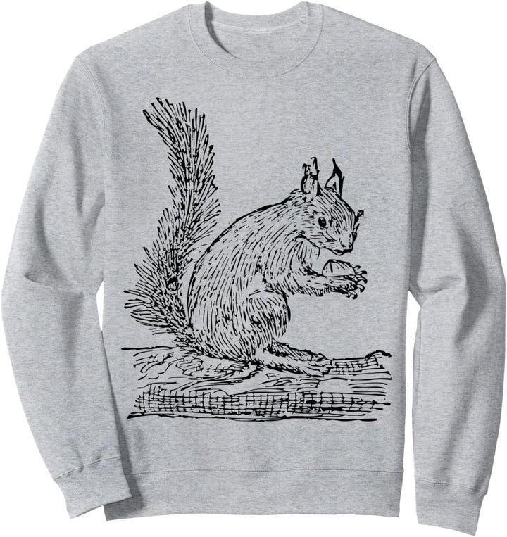 Eichhörnchen essen Sweatshirt