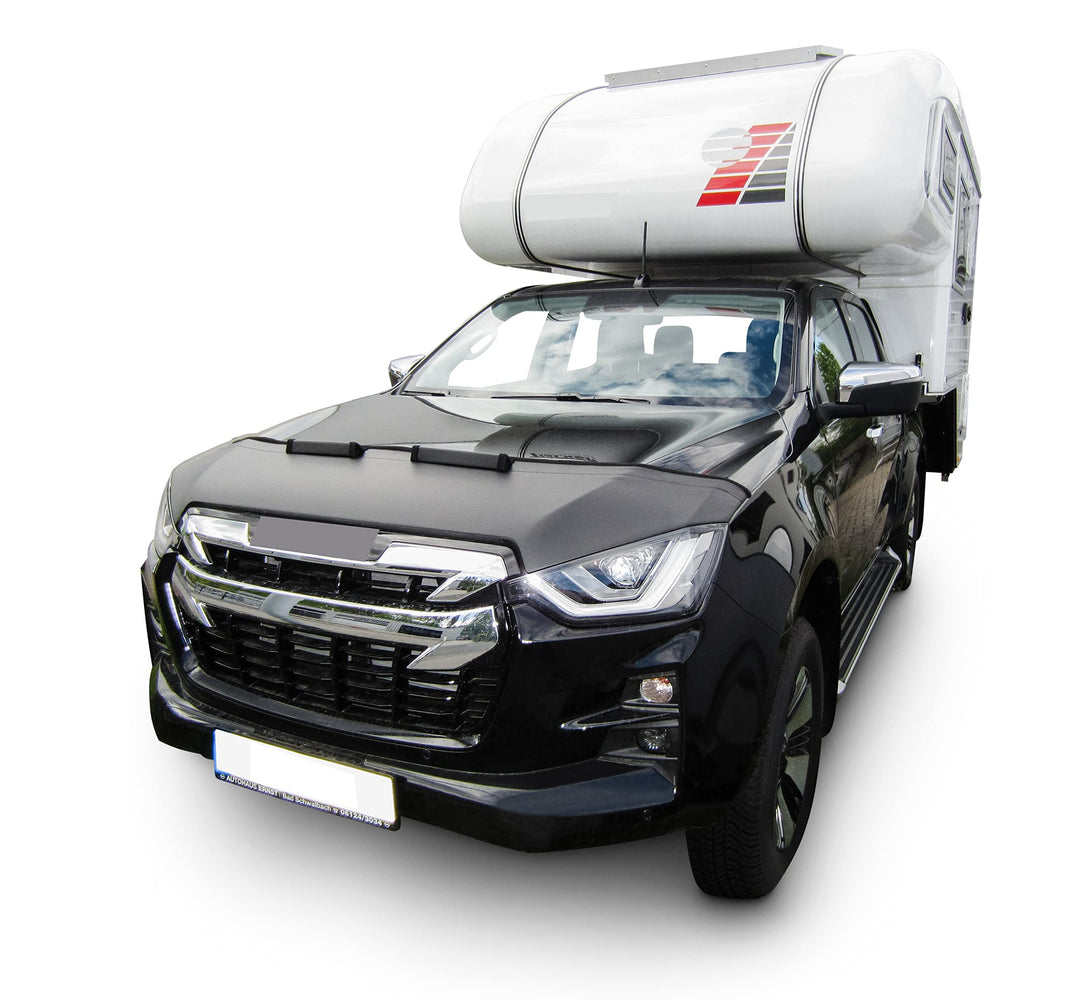 Auto-Bra AB3-00642 kompatibel mit Isuzu Chevrolet D-Max Bj. ab 2019 Haubenbra Steinschlagschutz Tuni