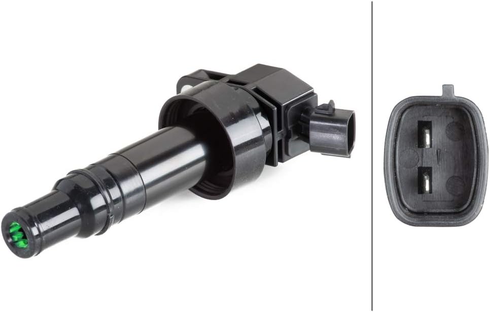 HELLA 5DA 358 057-821 Zündspule - 2-polig - Kerzenschachtzündspule - geschraubt