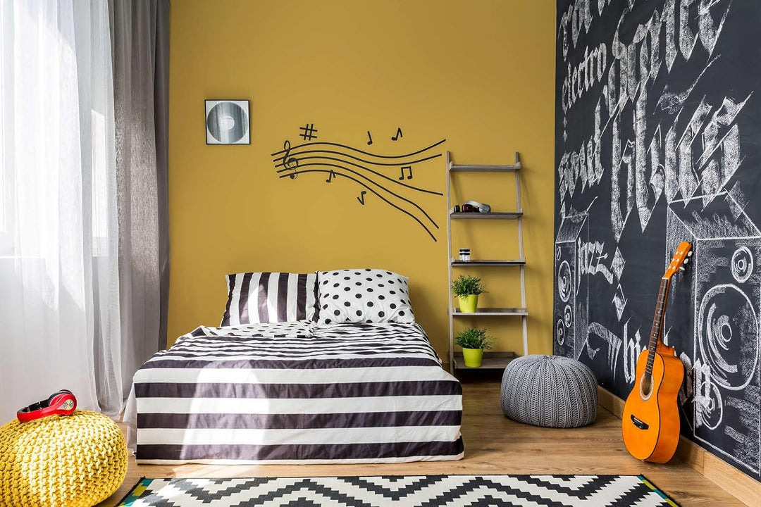 New Walls Premium Wandfarbe Gelb, Senfgelb Liquid Luxury Dispersionsfarbe für Innenräume – 1 L 1000