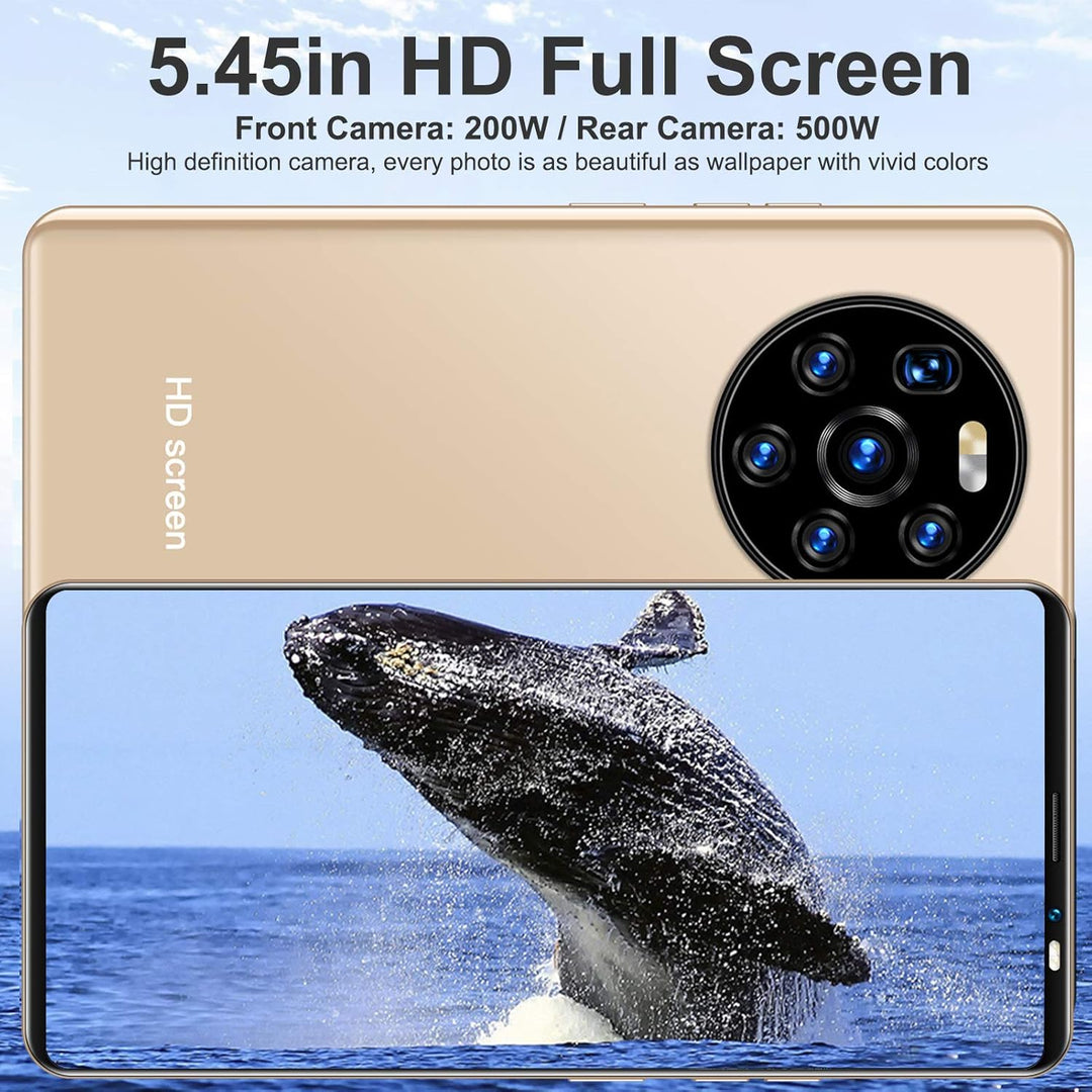 Handy, LANDVO mate40 pro 5,45-Zoll-HD-Bildschirmtelefon Dual Card Dual-Standby-System 128 GB Dual Ca