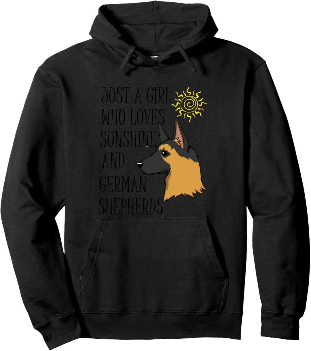 Deutscher Schäferhund Mädchen Spruch Hund Pullover Hoodie