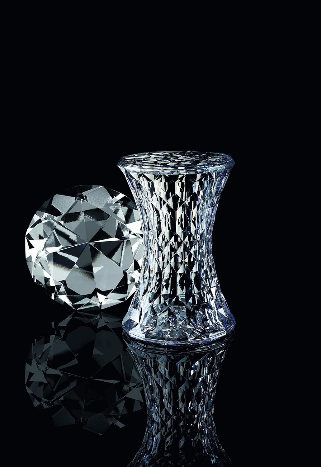 Kartell Stone, Hocker, Verchromt Indoor Verchromt, Indoor Verchromt