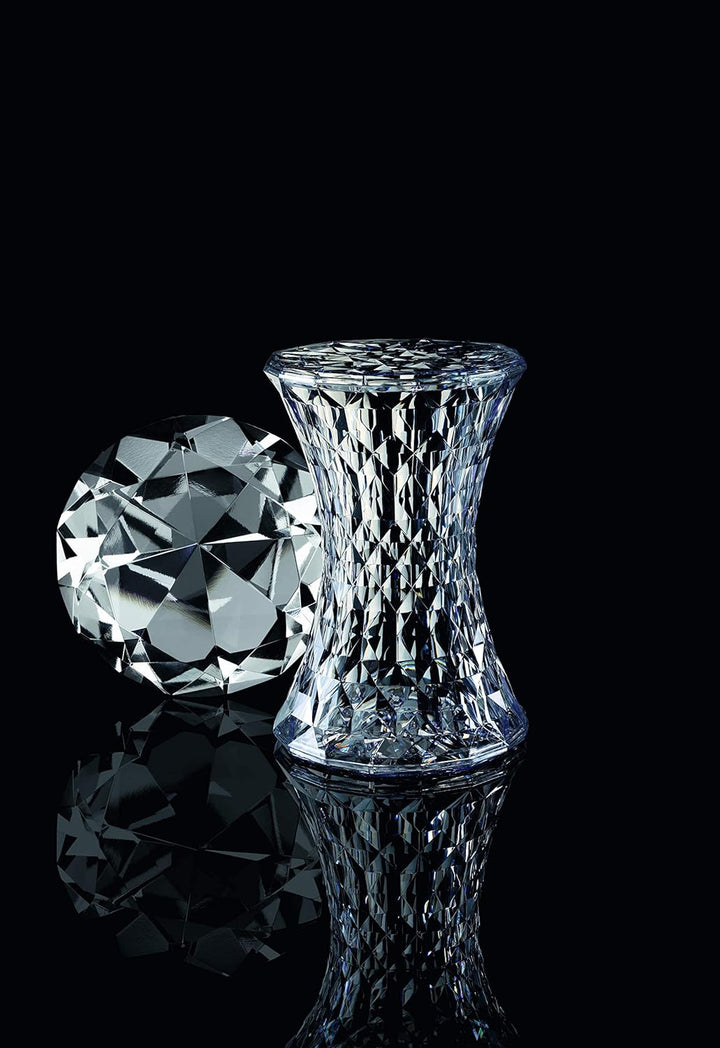 Kartell Stone, Hocker, Verchromt Indoor Verchromt, Indoor Verchromt