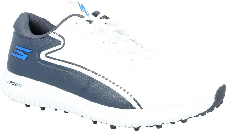 Skechers Herren 214032 Sportschuhe 41 EU Weiss Marineblau, 41 EU Weiss Marineblau