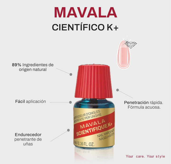 Mavala Scientifique K+Nagelhärter ohne Formaldehyd, 5 ml