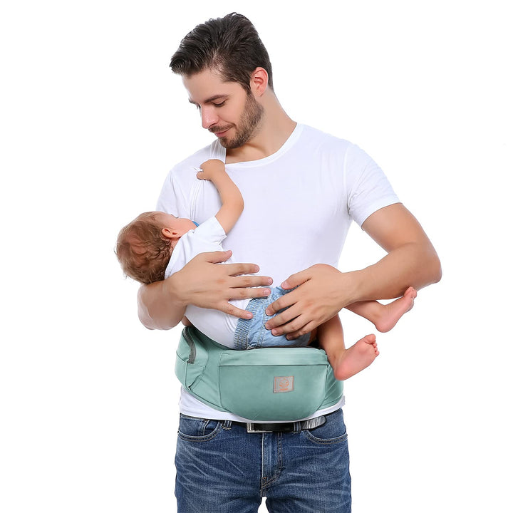 GAGAKU Baby Hüftsitz Leichte Taille Hocker 4 Tragepositionen für Kinder 0-36 Monate Neugeborenes - H