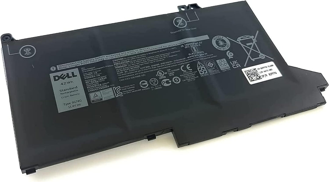 Dell Batterie Akku 42Wh 3-Zellen 3500mAh 11.4V Latitude 5300 5310 7300 7400 0G74G 2PFPW 3KF82 8JYHH
