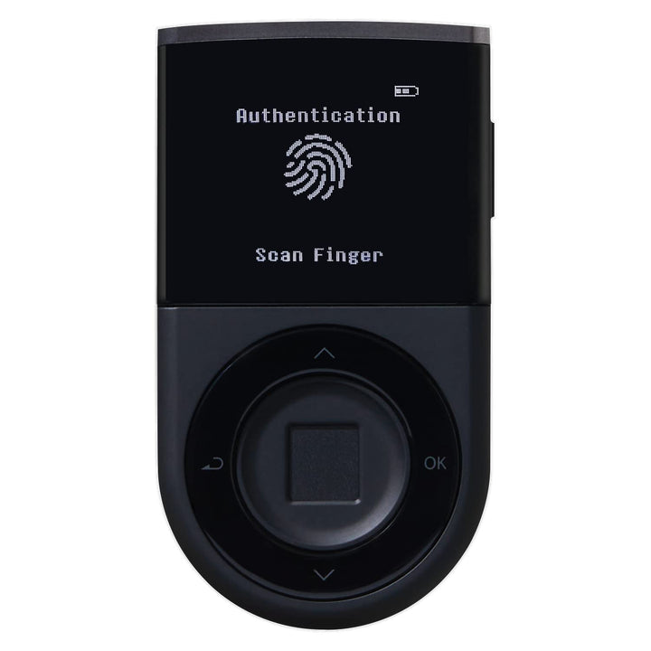 D'CENT Biometrisch Geldbörse-Kryptowährung Hardware Geldbörse-Bluetooth-Unterstützung für mehrere Mü