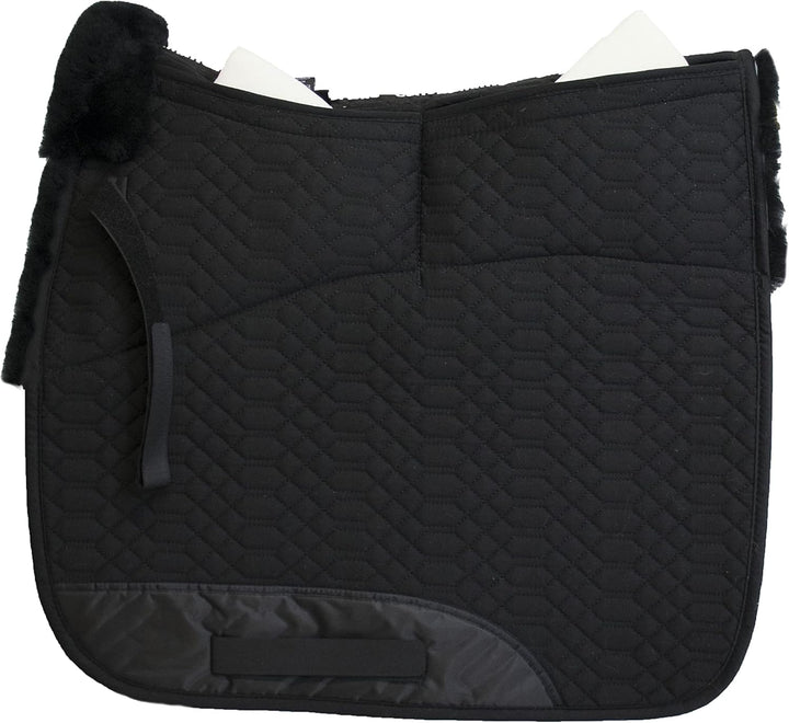 Engel Reitsport Lammfell Aufpolster Korrektur Schabracke Half Lined SCHABRA1AP-D-SCH-SCH Stoff schwa