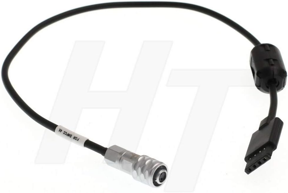 HangTon BMPCC 4K 6K 2 Pin Netzkabel für Ronin-S 12V zu Blackmagic Design Pocket Cinema Kamera straig