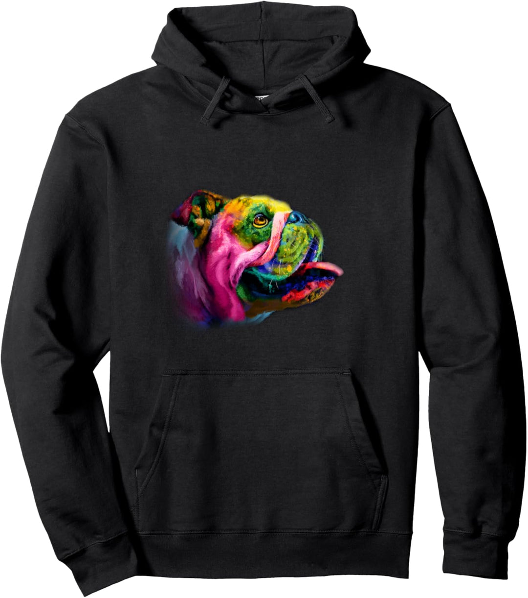 Bulldogge Geschenk für eine Bulldogge Mama Pullover Hoodie