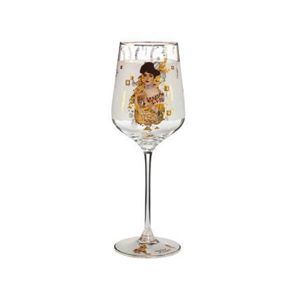 Goebel Weinglas zum Sammeln Adele Bloch-Bauer von Gustav Klimt, 0,45L, 25,8,5 cm, 66-926-54-1, Gold