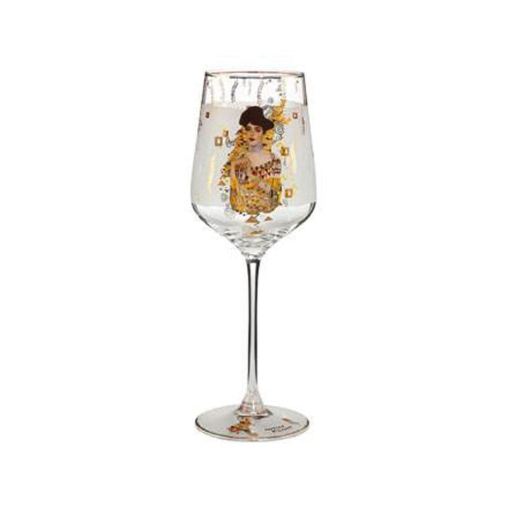 Goebel Weinglas zum Sammeln Adele Bloch-Bauer von Gustav Klimt, 0,45L, 25,8,5 cm, 66-926-54-1, Gold