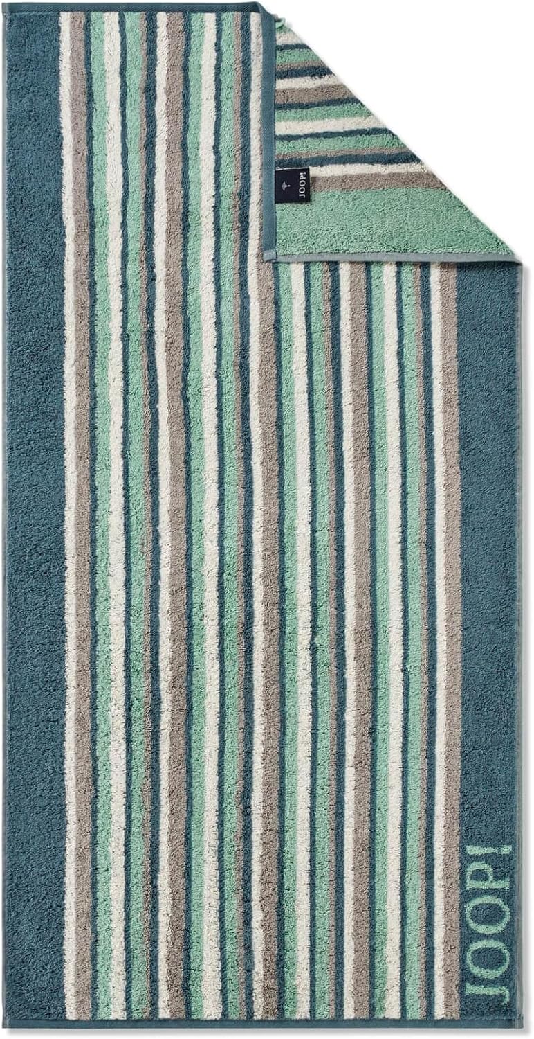 JOOP! Duschtuch Move Stripes 1692 | 44 aqua - 80 x 150 Duschtuch 80x150 cm, Duschtuch 80x150 cm