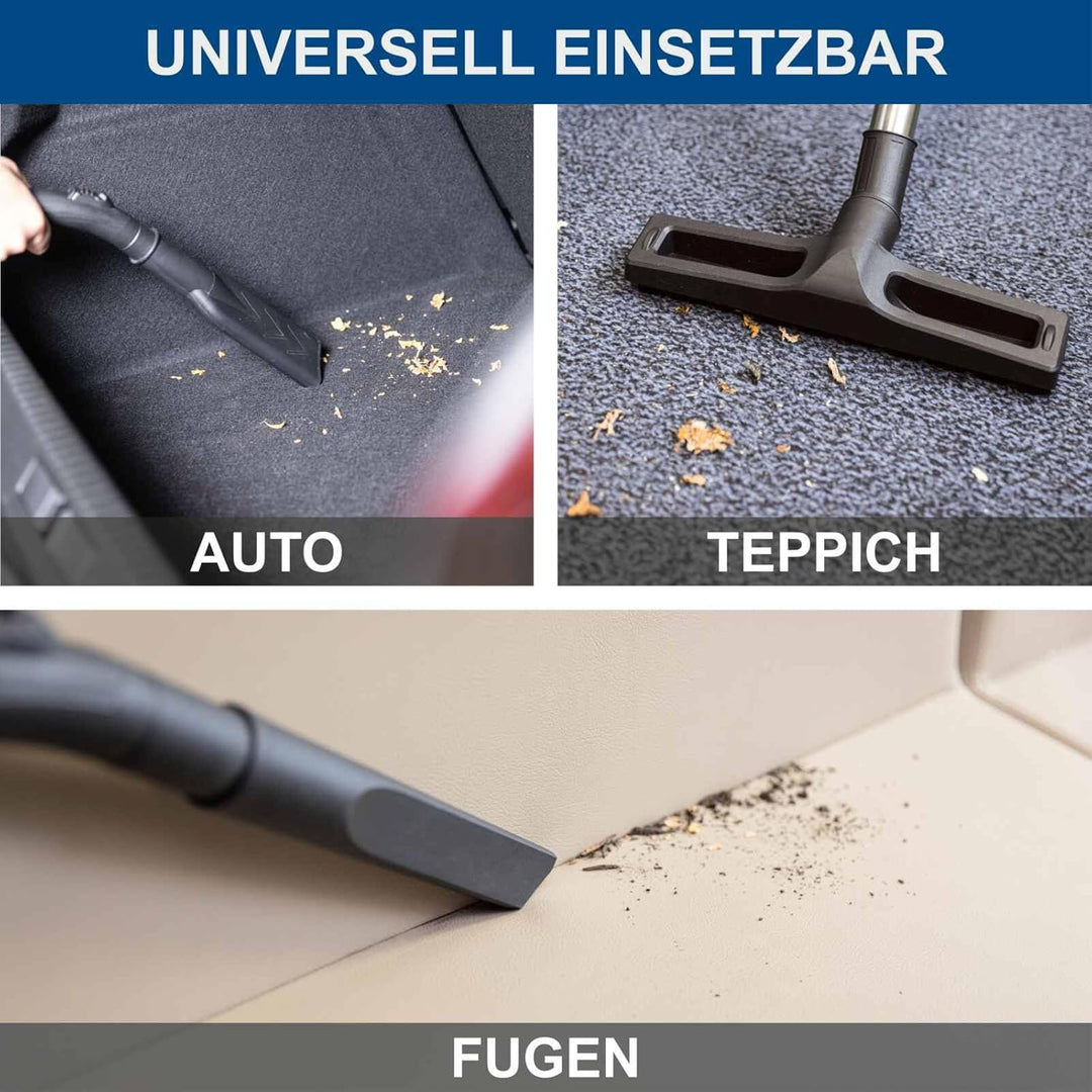 Scheppach Nass- / Trockensauger VC30 Premium | 30L Edelstahlbehälter & Zubehör | 1200W Leistung | 20