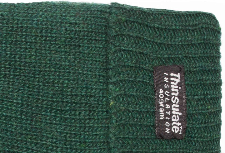 EEM Damen Strickhandschuhe, weiche Wolle, Thinsulate Thermofutter L-XL Dunkelgrün, L-XL Dunkelgrün