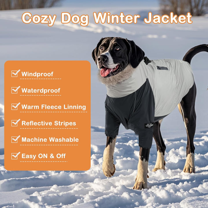 Hundejacke Hundewintermantel Winddichte Hundebekleidung Für Mittlere Grosse Hundeschneeanzug Mit Ges