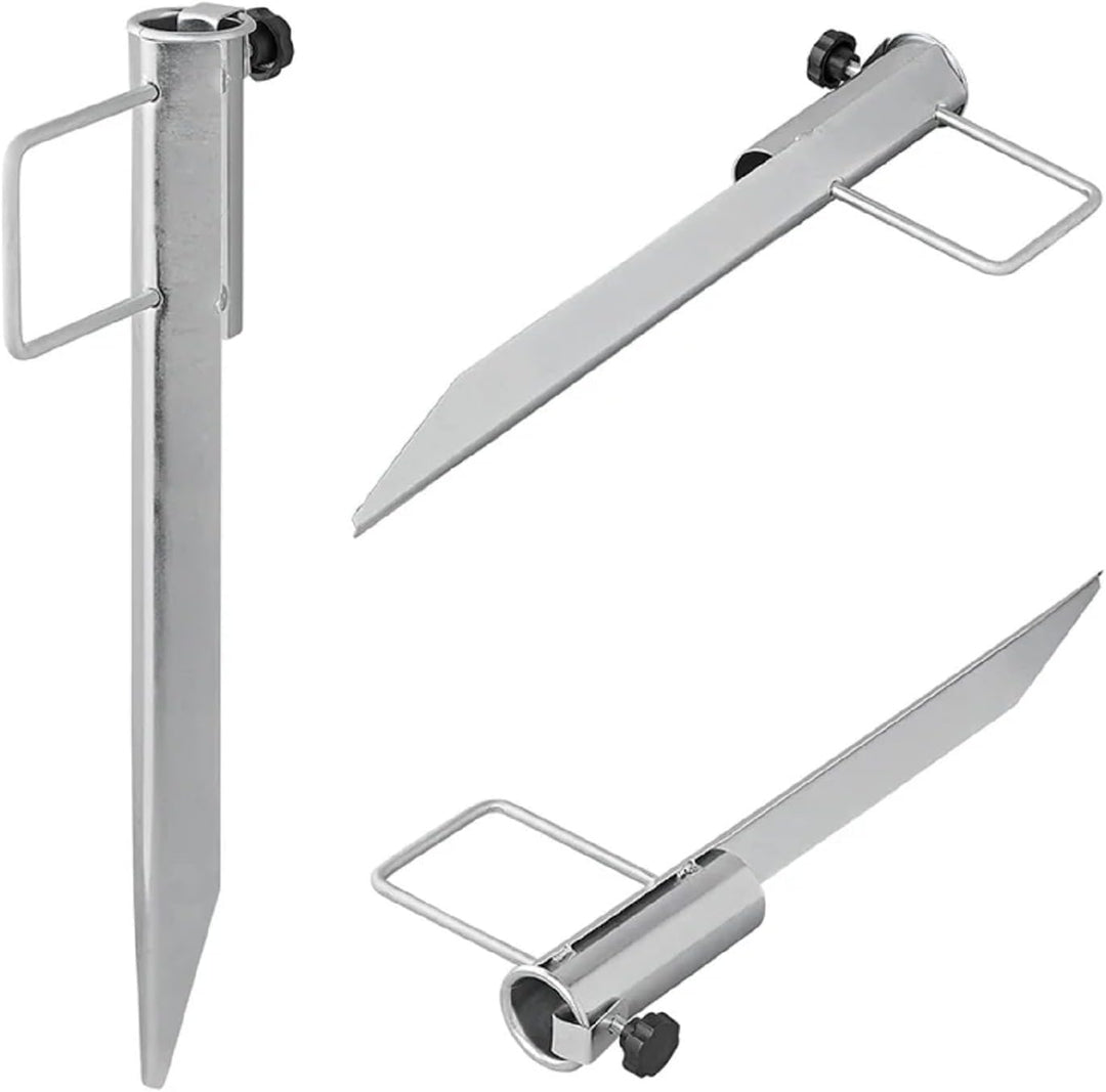 2 STK Bodenhülse Sonnenschirm Wäschespinne 35 mm, 45 cm betonierbar | Rasendorn für Wäschespinne, So