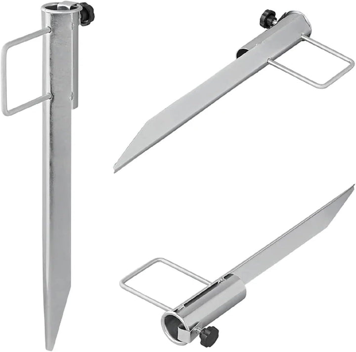 2 STK Bodenhülse Sonnenschirm Wäschespinne 35 mm, 45 cm betonierbar | Rasendorn für Wäschespinne, So