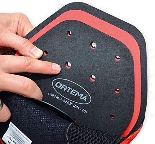 ORTEMA Ortho-MAX Light - Leichter & Verstellbarer Unisex Rückenprotektor - Level 1 für Ski/Snowboard