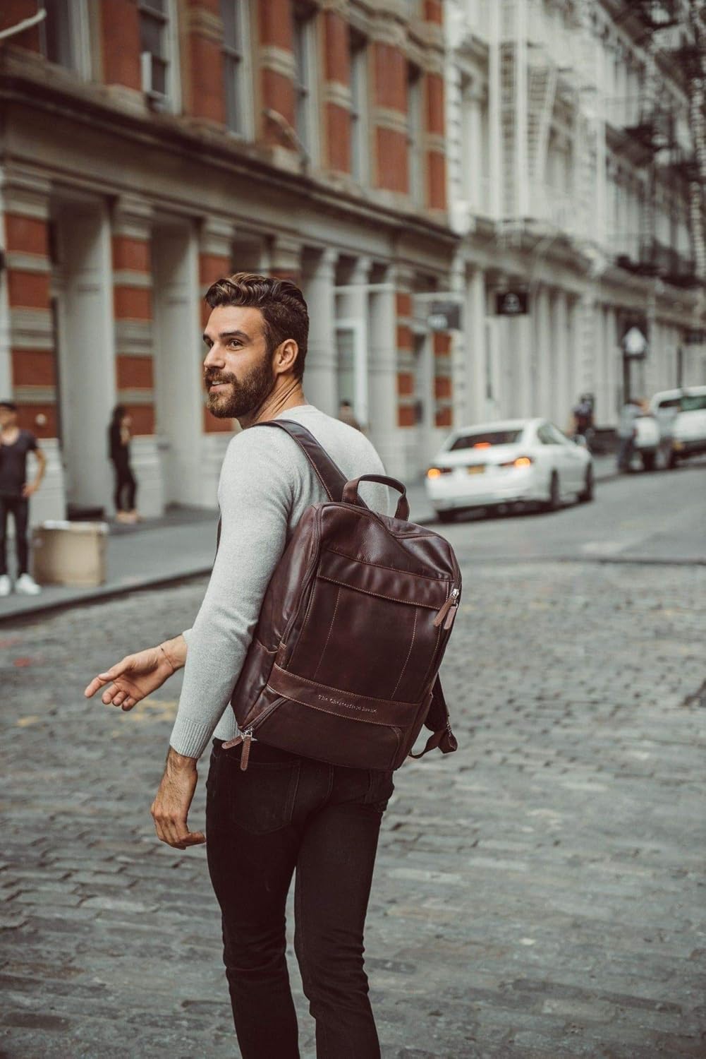 The Chesterfield Brand Rich - Rucksack 15" 40 cm brown, Brown