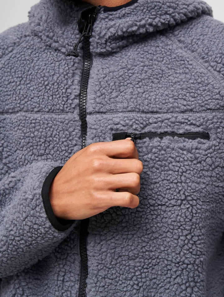 Brandit Teddyfleece Worker Jacket S Anthrazit, S Anthrazit