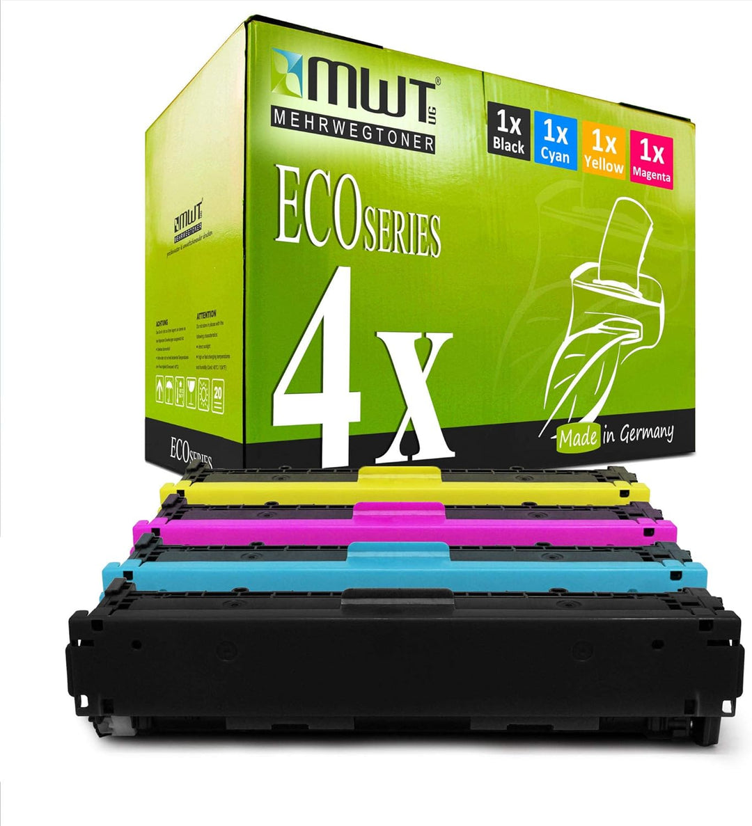 4X MWT Toner für Canon MF636Cdwt MF634Cdw MF632Cdw MF631Cn LBP611Cn MF635Cx LBP613Cdw ersetzt 045H B