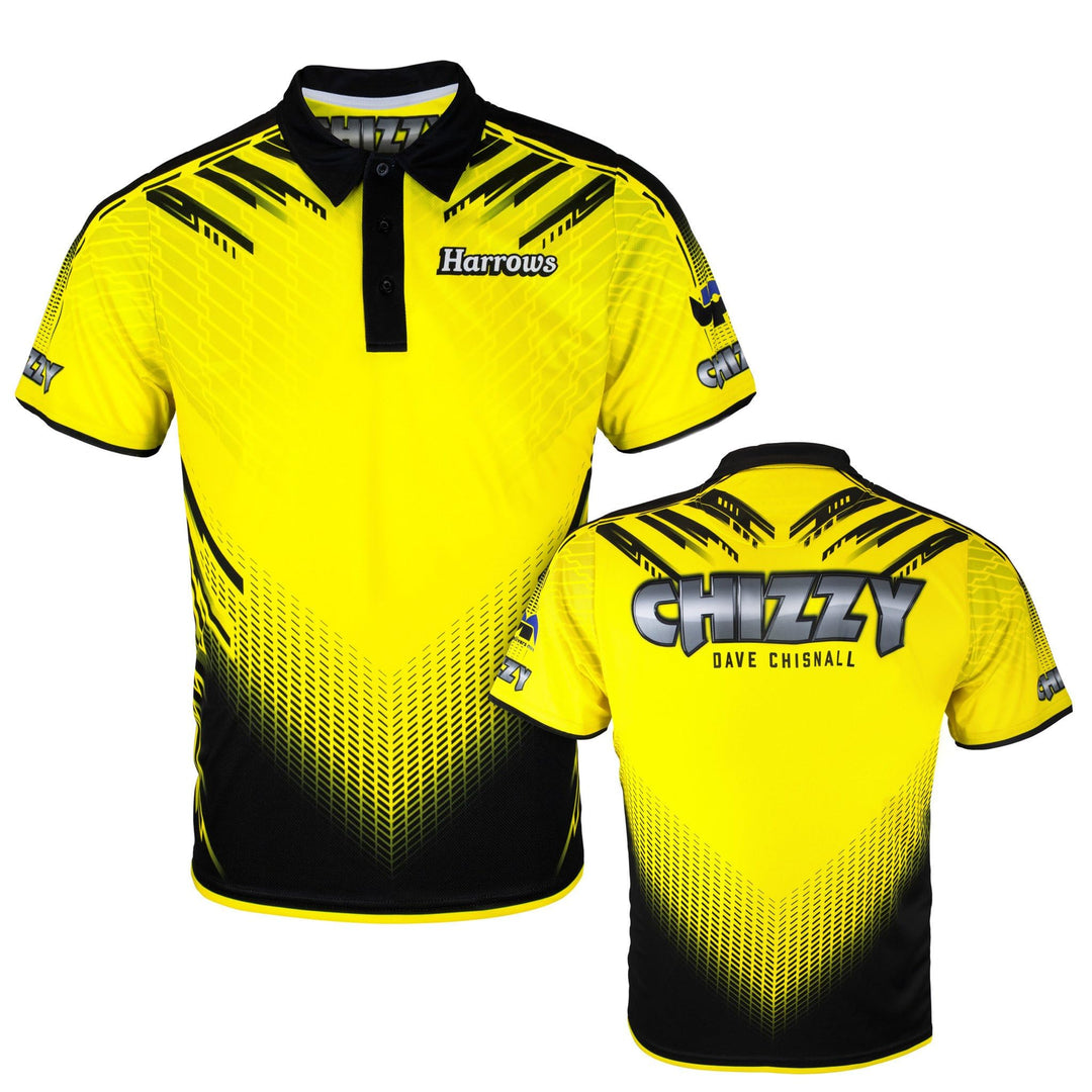 Harrows Darts Dave Chisnall Chizzy Signature Shirt Matchshirt Dart Shirt Trikot Design 2020 (S)