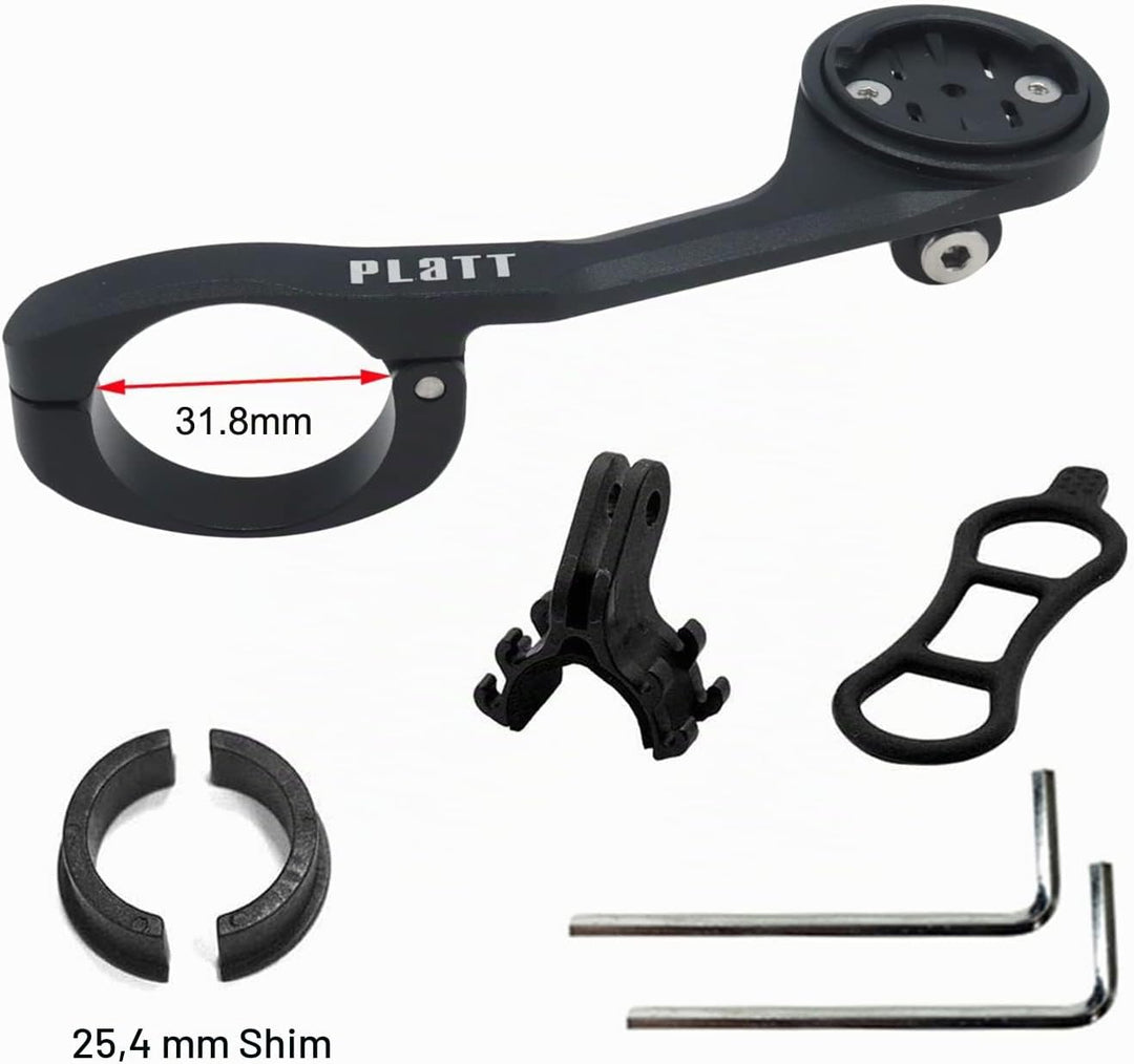 PLATTBK Fahrradcomputer Halterung für Garmin Edge,Fahrradcomputer Halter Lenkerhalterung für Wahoo V