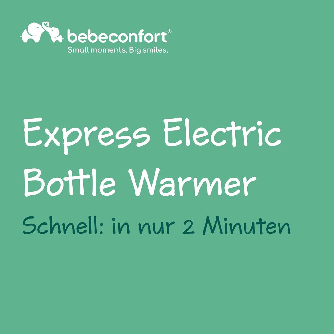 Bebeconfort Express Elektrischer Flaschenwärmer, Flaschenwärmer für Baby, Schnelles Aufheizen, Einfa